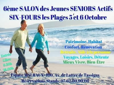 6 ème Salon des Jeunes Seniors 5 et 6 Octobre 2018 